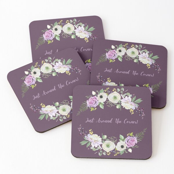 Item preview, Just Around the Corner; Purple Flowers designed and sold by GiftableGems.
