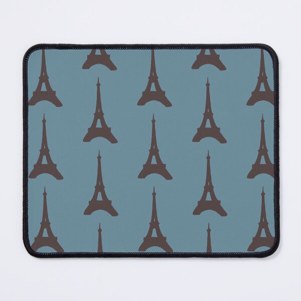Item preview, Architectural Landmarks No. 62: Eiffel Tower Silhouette. Blue and Brown. Abstract Artwork By Carraann designed and sold by CARRAANN.