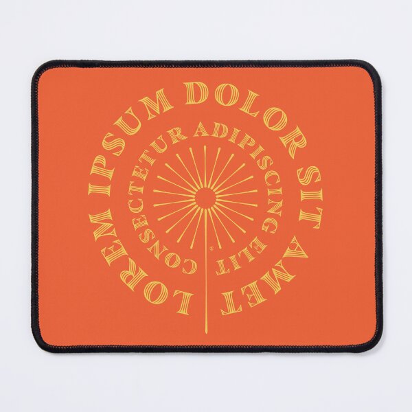 Item preview, Lorem Ipsum Cirlces (yellow) designed and sold by Murder of Crows.