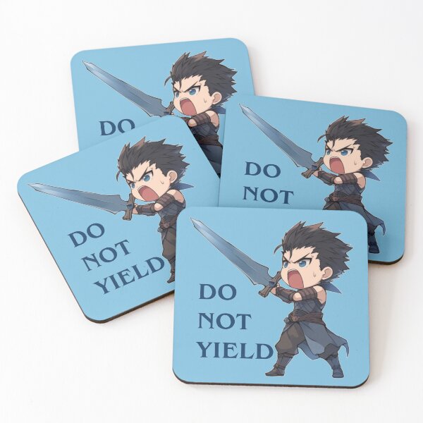 Item preview, Do Not Yield Chibi Guy with Sword designed and sold by OPSakura.