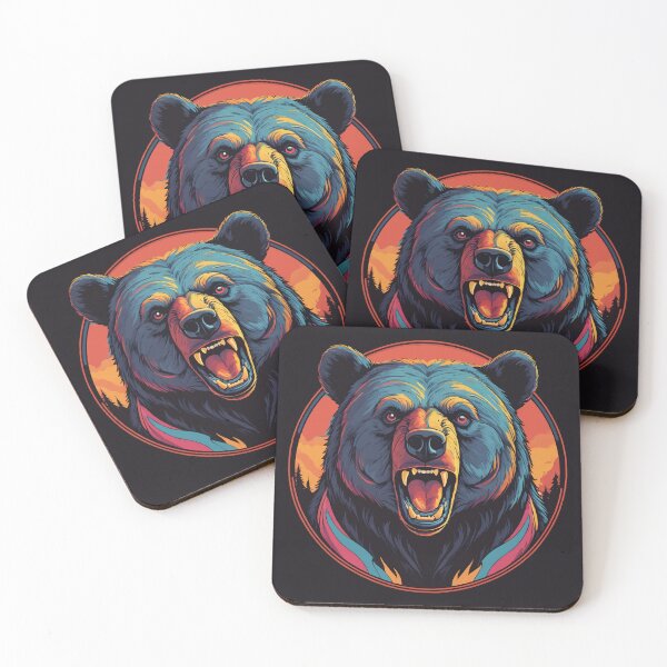 Item preview, Fierce Black Bear designed and sold by WildlifeInc.
