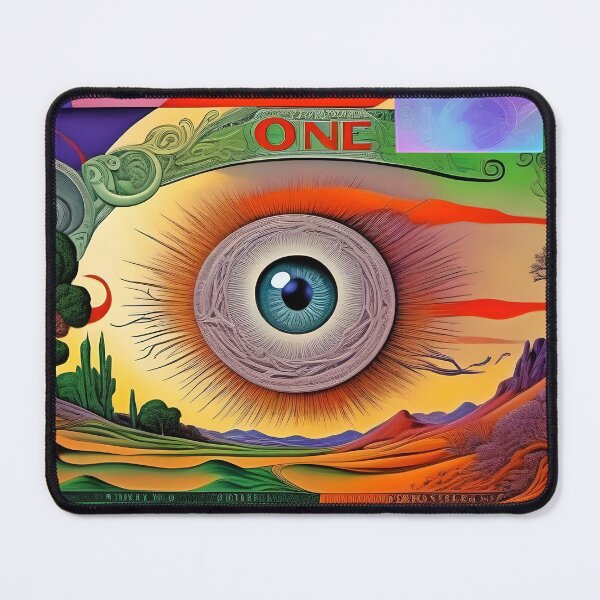 Item preview,  Future of Dollar - Reverse of the U.S. One Dollar Bill #3 designed and sold by Serge Averbukh Art Studio.