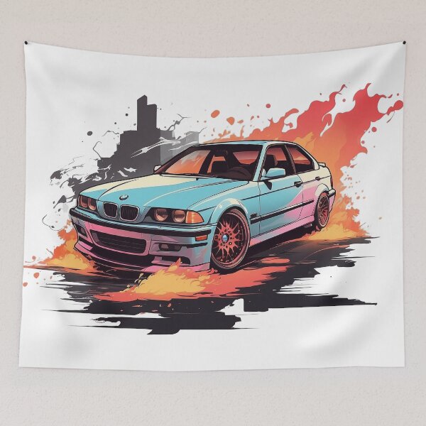 Item preview, Flaming Velocity: German Cars with Fire Splash Effect designed and sold by StellarValor.