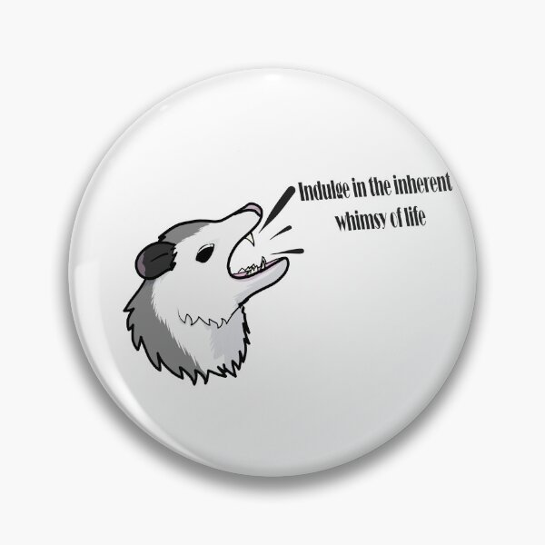 Item preview, Indulge in the inherent whimsy of life opossum (clean) designed and sold by AutyLeaves.