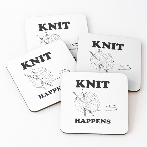 Item preview, Funny Knitting T Shirt Knit Happens  designed and sold by silkdegreestees.