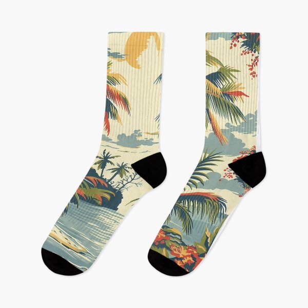 Aperçu de l'œuvre Tropical hawaïen vintage créée et vendue par UnTangle.