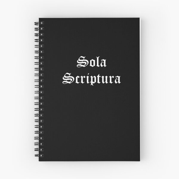 Item preview, Sola Scriptura: According to Scripture Alone Five Solas Reformation designed and sold by KCTraders.