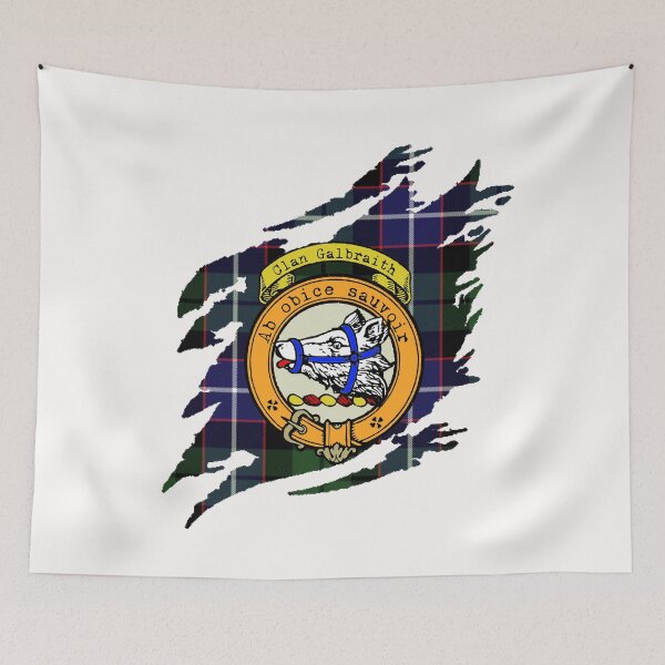 Item preview, Galbraith Crest Scottish Surname Tartan designed and sold by BagTown Clans.