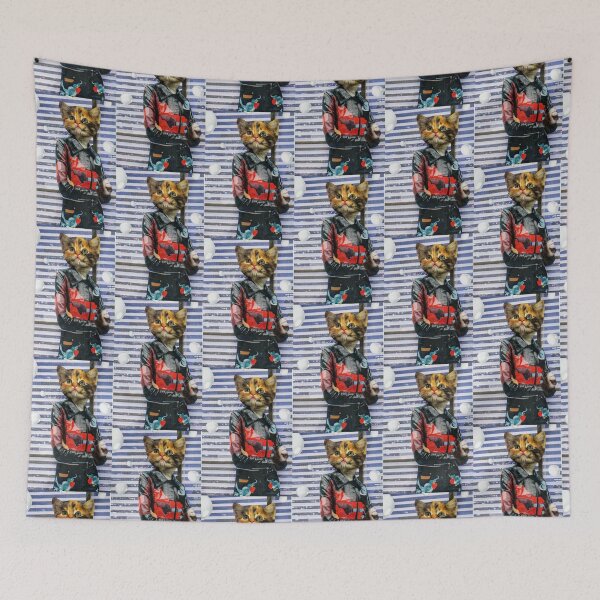 Item preview, Calico Kitten - 'City Kitty' designed and sold by Nikki Fortuin Arts & Crafts.