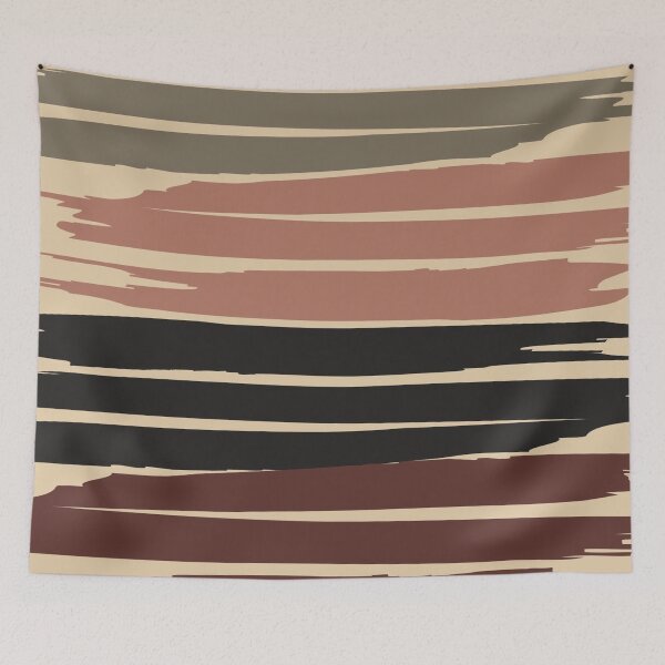 Item preview, Brown, pink, grey and black strokes designed and sold by ZedColors.