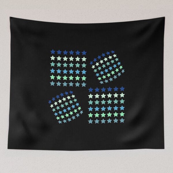 Item preview, Geometric stars Set deco blue designed and sold by WilliamsGFX.