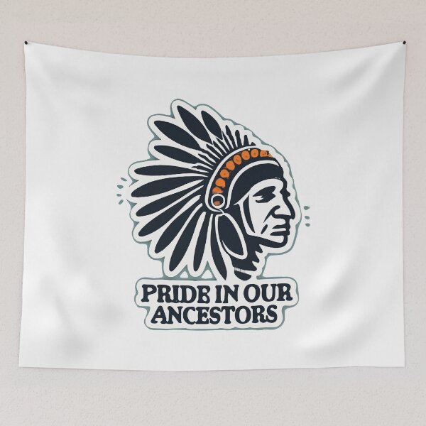Item preview, Native American Chief Pride Ancestry Silhouette designed and sold by NiftyWrx.