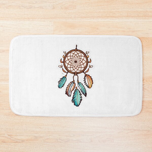 Item preview, Watercolor Dreamcatcher with Spiritual Feathers designed and sold by NiftyWrx.