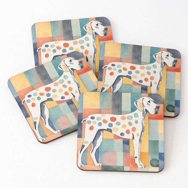 Item preview, A spotted dog - watercolor wall art designed and sold by VickyJo111.
