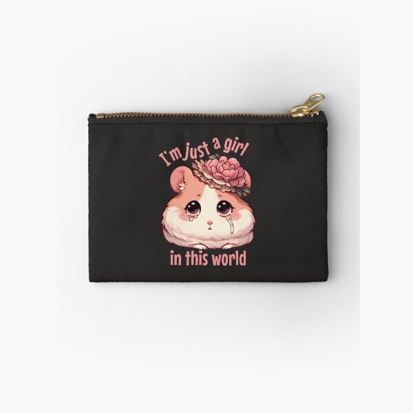 Item preview, Crying Hamster - I'm just a girl in this world designed and sold by VintageCreator.