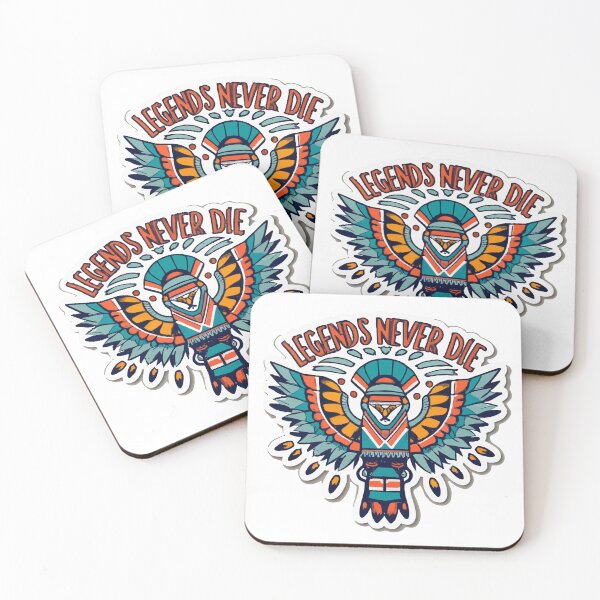 Item preview, Native American Totem - Legends Never Die Vintage Sticker designed and sold by NiftyWrx.