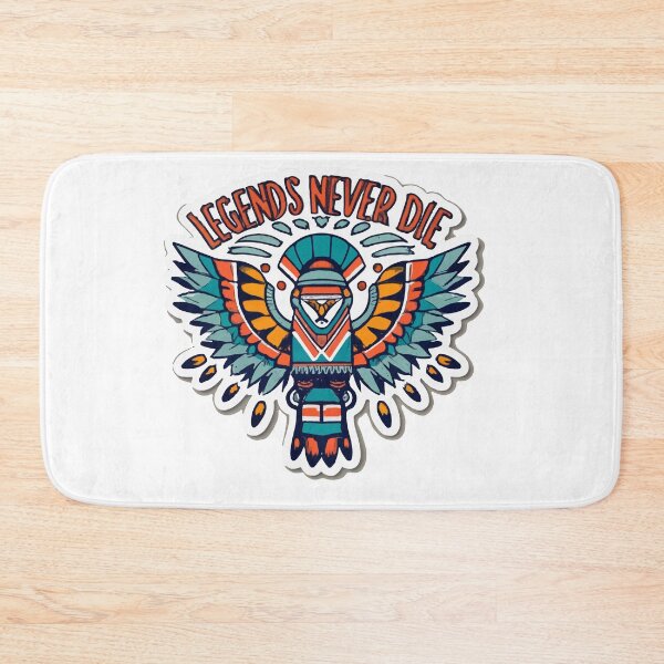 Item preview, Native American Totem - Legends Never Die Vintage Sticker designed and sold by NiftyWrx.