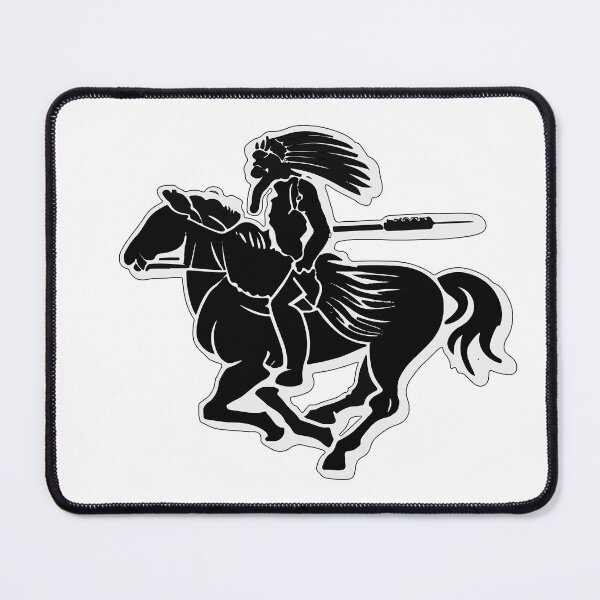 Item preview, Native American Warrior on Horseback Silhouette designed and sold by NiftyWrx.