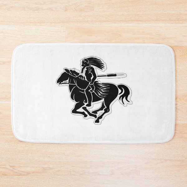Item preview, Native American Warrior on Horseback Silhouette designed and sold by NiftyWrx.