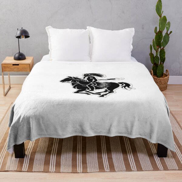 Item preview, Native American Warrior on Horseback Silhouette designed and sold by NiftyWrx.