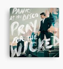 panic pray for the wicked tour 2018 soenda Canvas Print