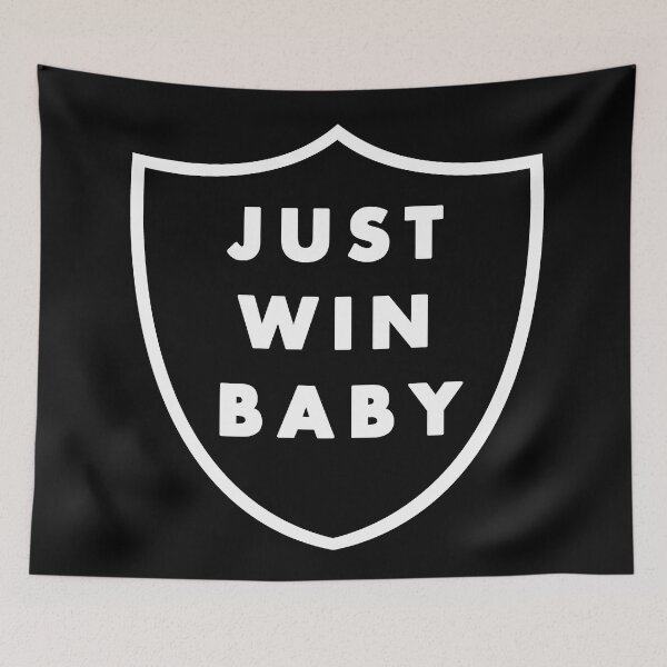 Item preview, Just Win Baby in Shield designed and sold by My Team Designs.