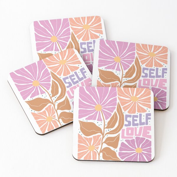 Item preview, boho floral self love designed and sold by delphiniumco.