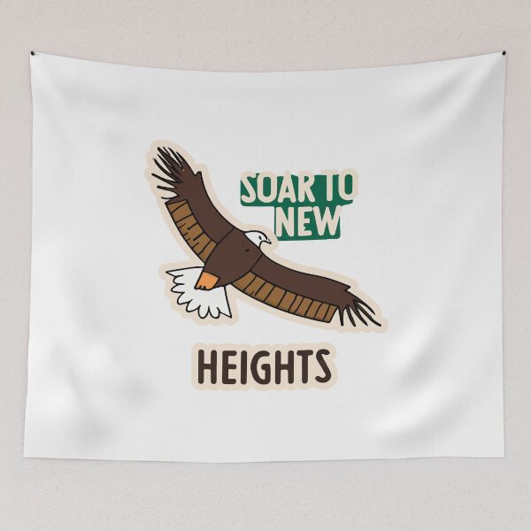 Item preview, Soar to New Heights - Spiritual Eagle Minimalist Design designed and sold by NiftyWrx.