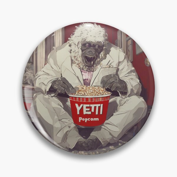 Item preview, gorilla eating popcorn cool design, gorilla lovers designed and sold by Hanebs.