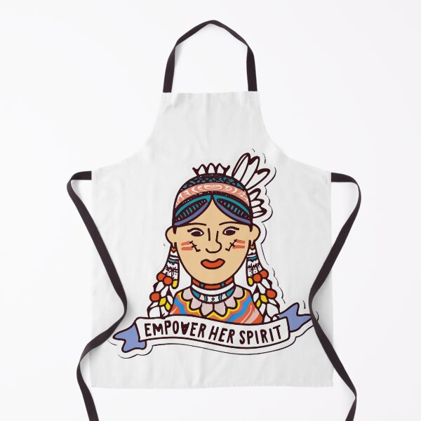 Item preview, Empower Her Spirit - Native American Woman Illustration designed and sold by NiftyWrx.