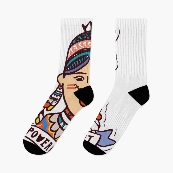 Item preview, Empower Her Spirit - Native American Woman Illustration designed and sold by NiftyWrx.