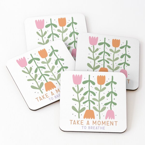 Item preview, floral boho take a moment to breathe designed and sold by delphiniumco.