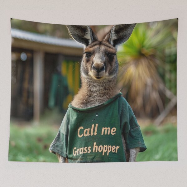 Item preview, Kangaroo - grass hopper designed and sold by Brendon987.