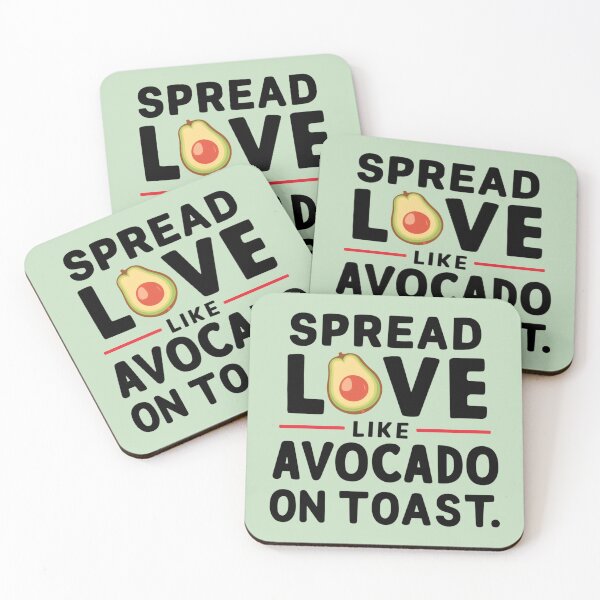 Item preview, Spread Love Like Avocado On Toast designed and sold by veganeats.