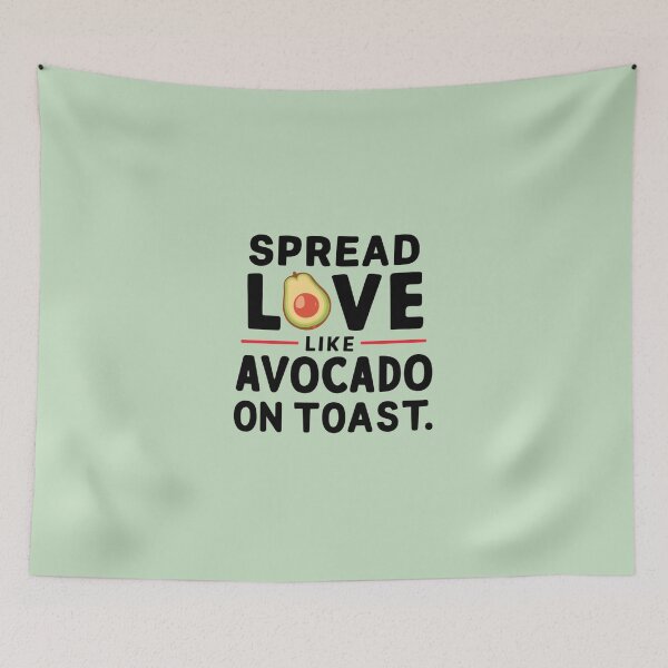 Item preview, Spread Love Like Avocado On Toast designed and sold by veganeats.