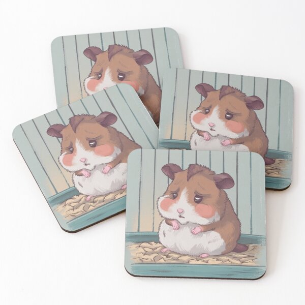 Item preview, Cute Sad Hamster designed and sold by Optrix Studio	.