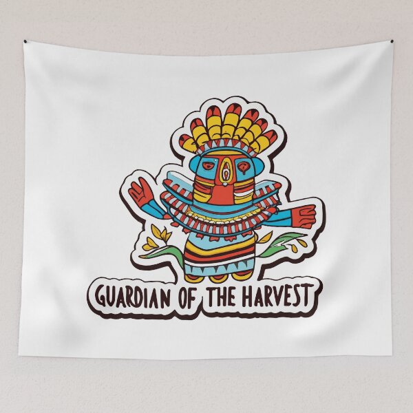 Item preview, Guardian of the Harvest - Corn Maiden Kachina Folk Art designed and sold by NiftyWrx.