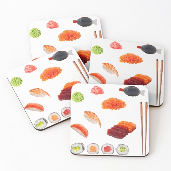 Item preview, Sushi Restaurant Sticker Pack designed and sold by alykalydaly.