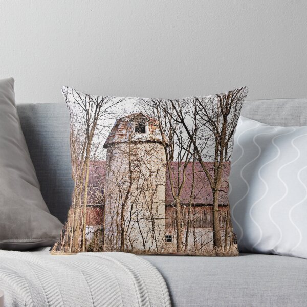 Item preview, Deteriorating Barn and Silo designed and sold by Martha Sherman.