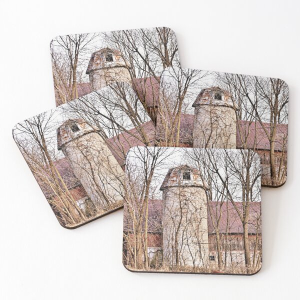 Item preview, Deteriorating Barn and Silo designed and sold by Martha Sherman.