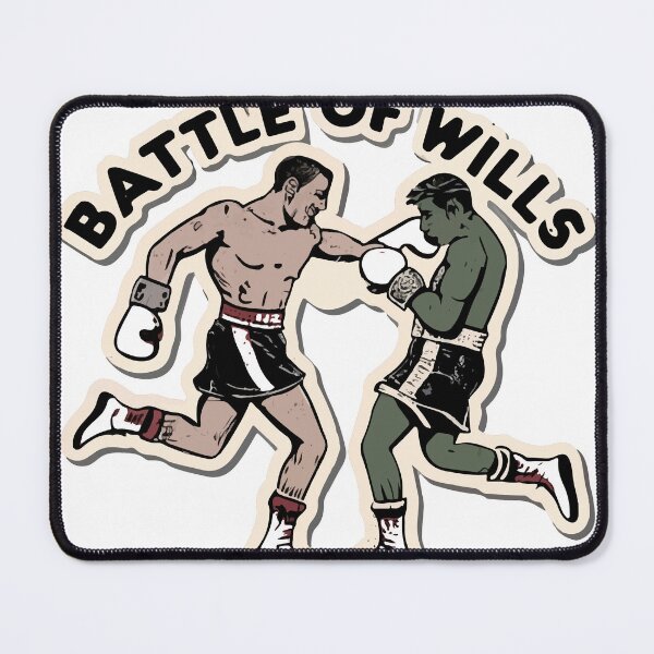 Item preview, Vintage Boxers - Battle of Wills Retro Fight Scene designed and sold by NiftyWrx.