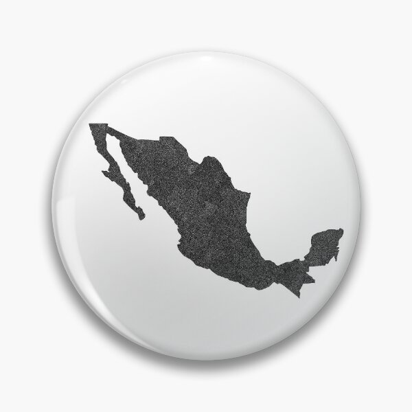 Item preview, Mexico Map with hidden borders designed and sold by Naoswestvillage.