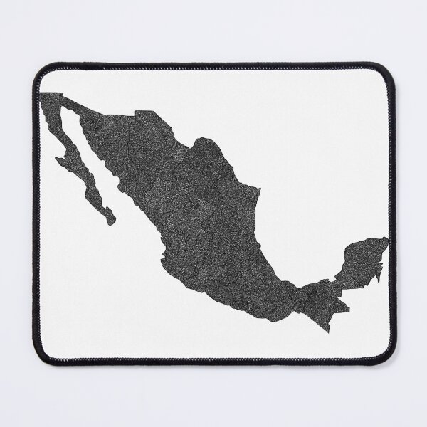 Item preview, Mexico Map with hidden borders designed and sold by Naoswestvillage.