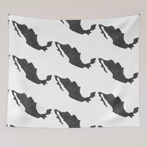 Item preview, Mexico Map with hidden borders designed and sold by Naoswestvillage.