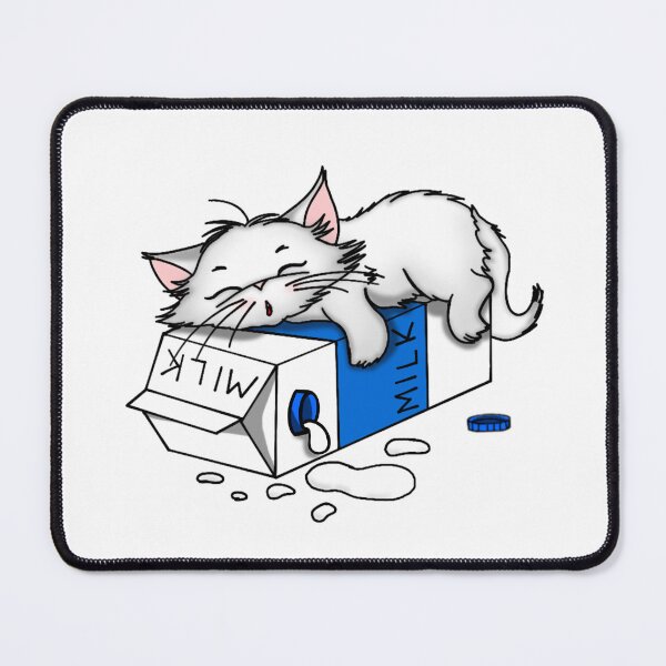 Item preview, Cat Sleeping On A Bottle Of Milk  designed and sold by iits-nt.