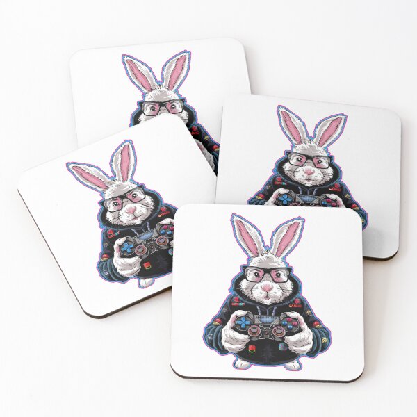 Item preview, Bunny gamer - Gaming Easter  designed and sold by Micjr.