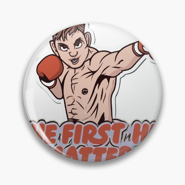 Item preview, Boxer Throwing Jab - The First Hit Matters Action Design designed and sold by NiftyWrx.