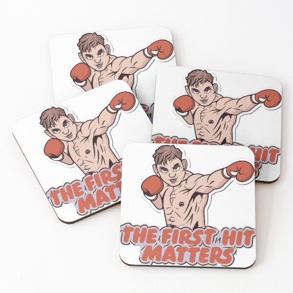 Item preview, Boxer Throwing Jab - The First Hit Matters Action Design designed and sold by NiftyWrx.