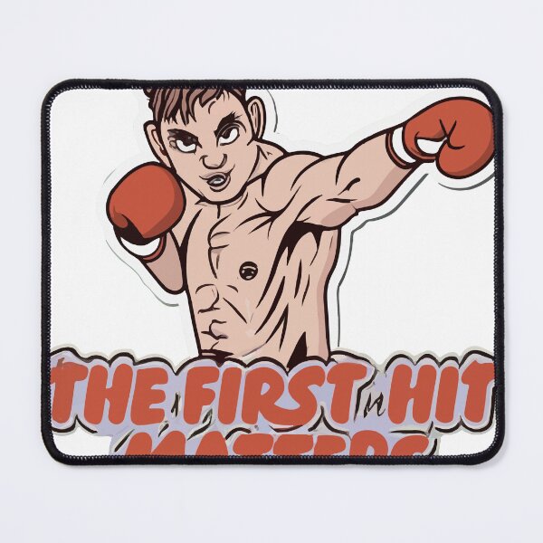 Item preview, Boxer Throwing Jab - The First Hit Matters Action Design designed and sold by NiftyWrx.