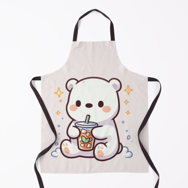 Item preview, Polar Bear Drinking Ice Tea designed and sold by LemuellTrends.